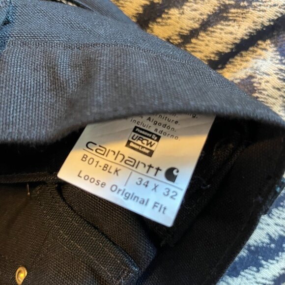 Carhartt Firm Duck Double Front Work Dungaree - Picture 3 of 3